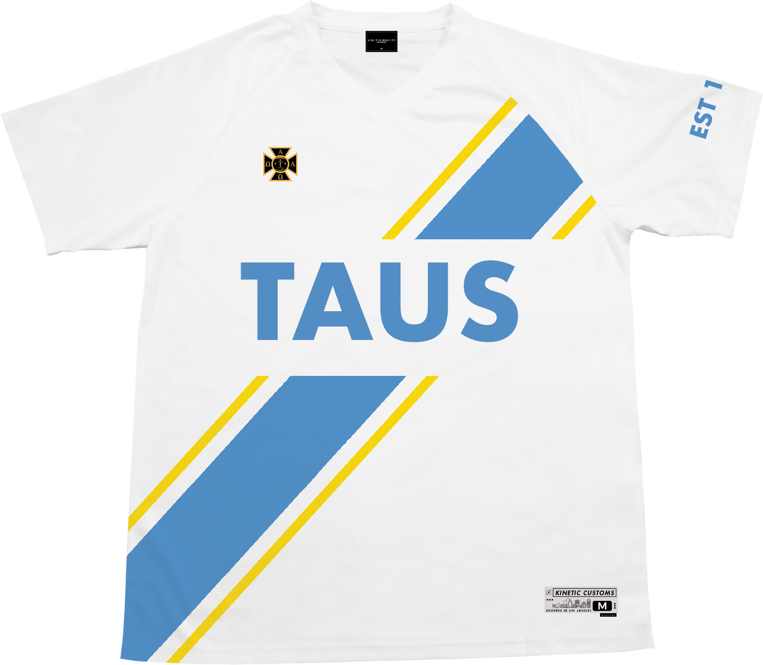 Alpha Tau Omega - Home Team Soccer Jersey Soccer Kinetic Society LLC