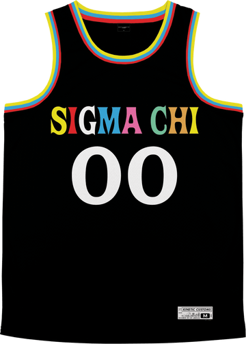 Sigma Chi - Crayon House Basketball Jersey - Kinetic Society