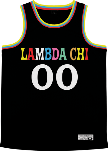 Lambda Chi Alpha - Crayon House Basketball Jersey - Kinetic Society
