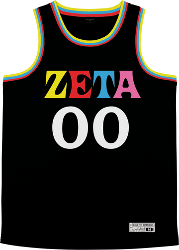 Zeta Tau Alpha - Crayon House Basketball Jersey - Kinetic Society