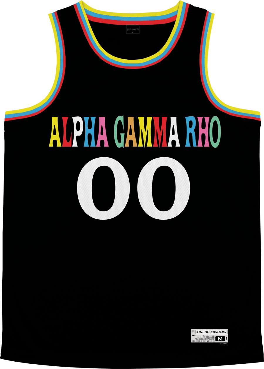 Alpha Gamma Rho - Crayon House Basketball Jersey - Kinetic Society