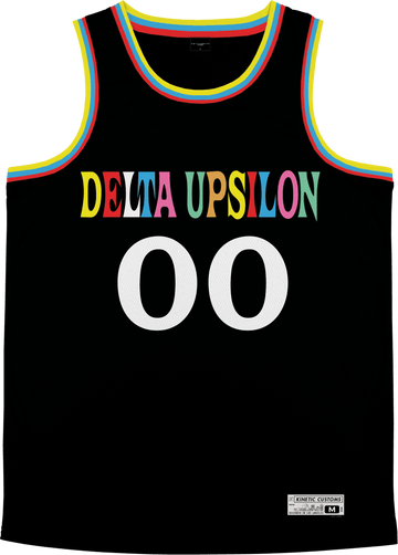 Delta Upsilon - Crayon House Basketball Jersey - Kinetic Society
