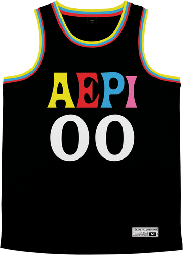Alpha Epsilon Pi - Crayon House Basketball Jersey - Kinetic Society
