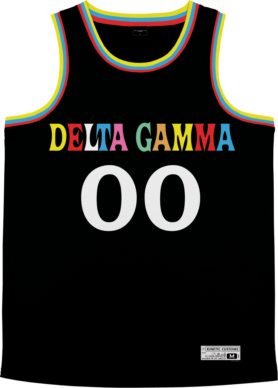 Delta Gamma - Crayon House Basketball Jersey - Kinetic Society