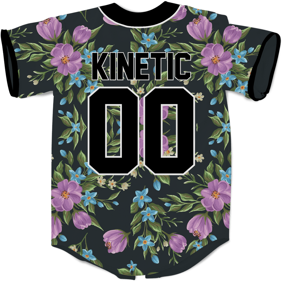 Delta Kappa Epsilon - Midnight Bloom Baseball Jersey - Kinetic Society