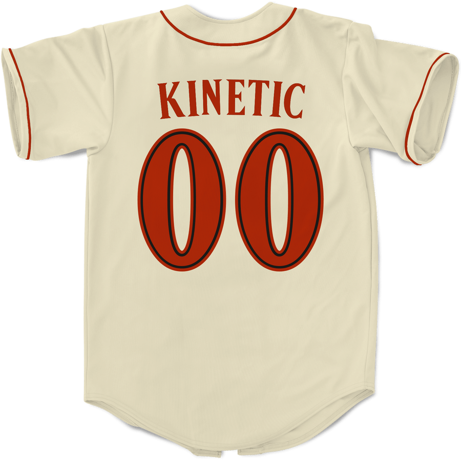 Tau Kappa Epsilon - Cream Baseball Jersey Premium Baseball Kinetic Society LLC 