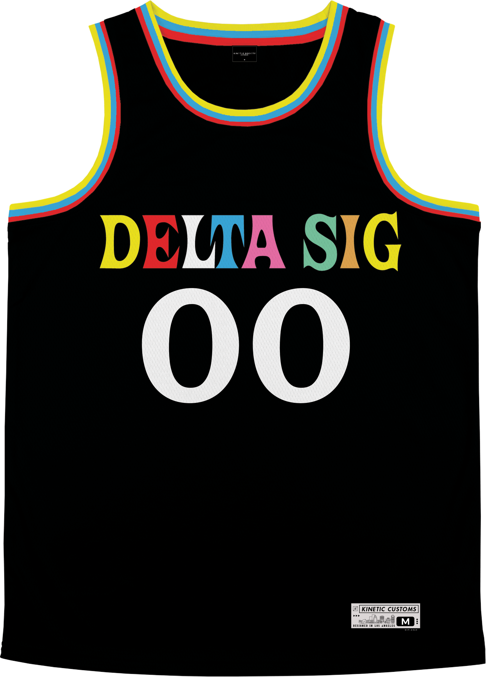 Delta Sigma Phi - Crayon House Basketball Jersey - Kinetic Society