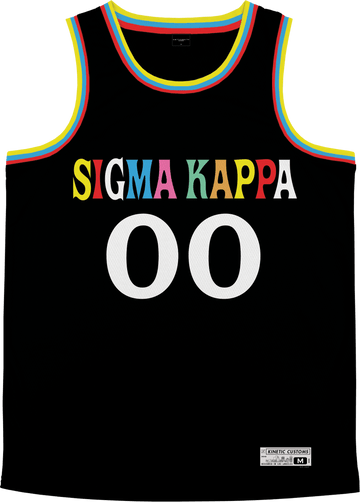 Sigma Kappa - Crayon House Basketball Jersey - Kinetic Society
