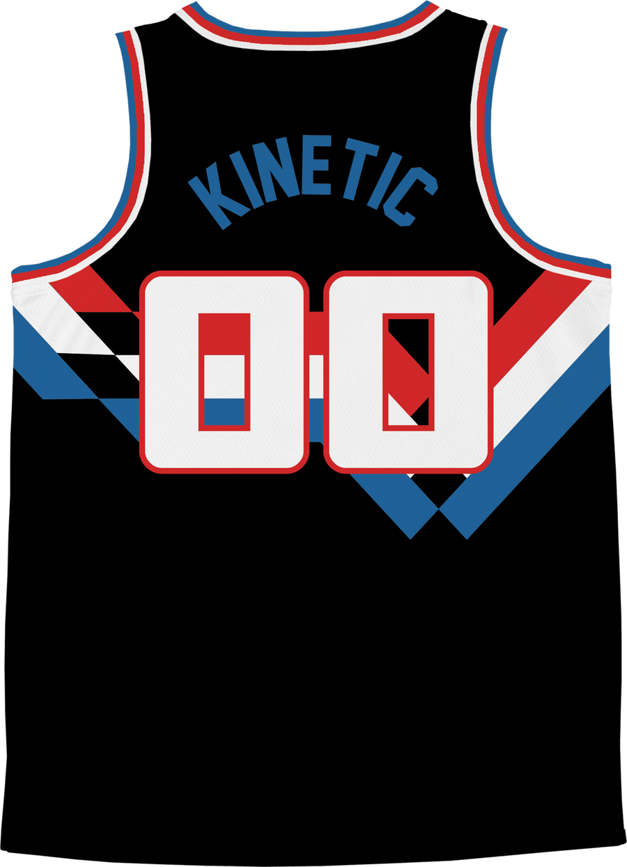 Delta Upsilon - Victory Streak Basketball Jersey - Kinetic Society