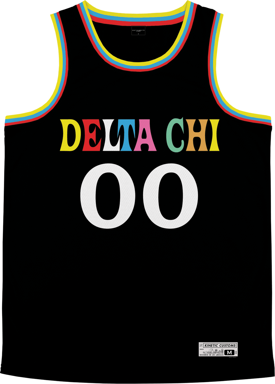 Delta Chi - Crayon House Basketball Jersey - Kinetic Society