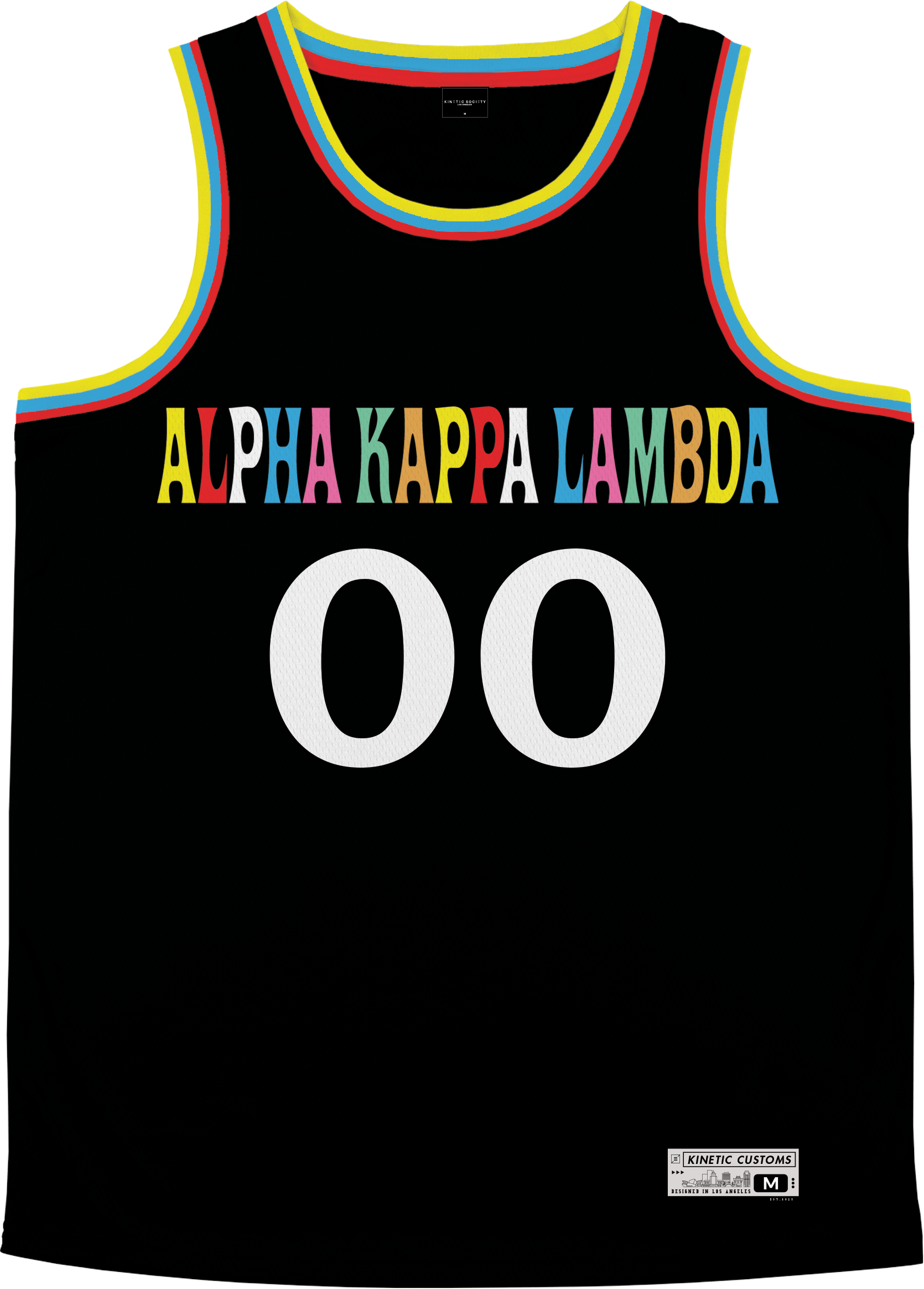 Alpha Kappa Lambda - Crayon House Basketball Jersey - Kinetic Society