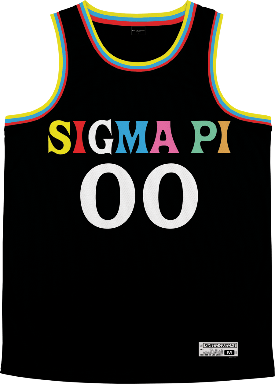 Sigma Pi - Crayon House Basketball Jersey - Kinetic Society