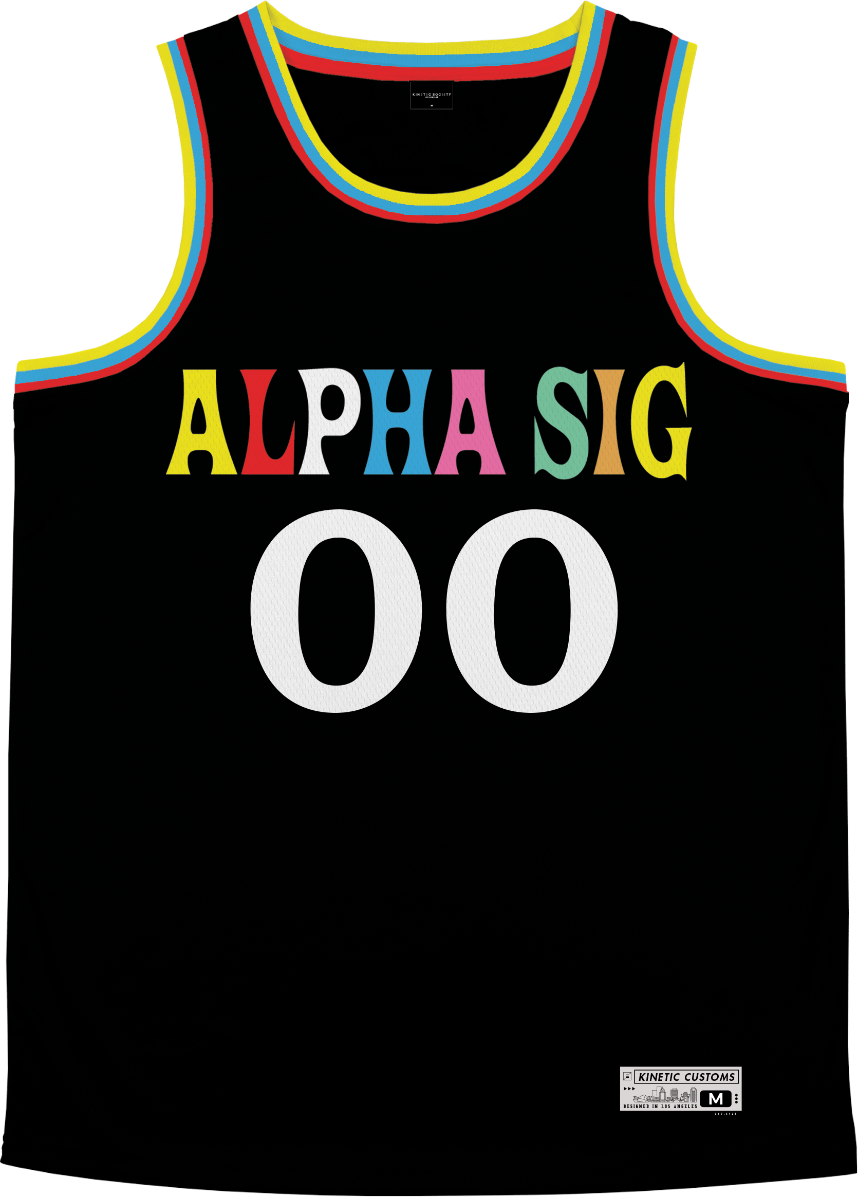Alpha Sigma Phi - Crayon House Basketball Jersey - Kinetic Society