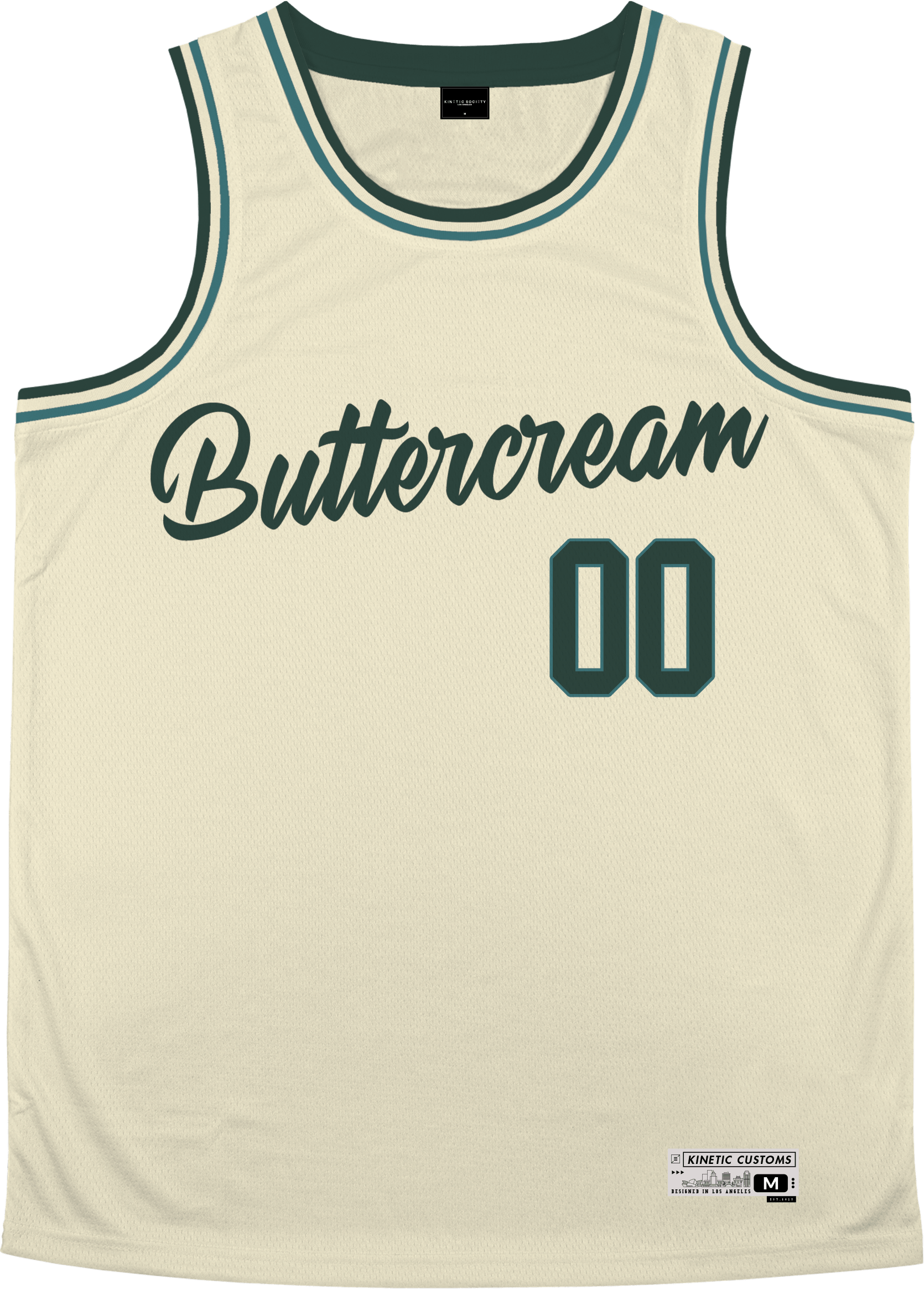 Kinetic ID - Buttercream Basketball Jersey Premium Basketball Kinetic Society LLC 