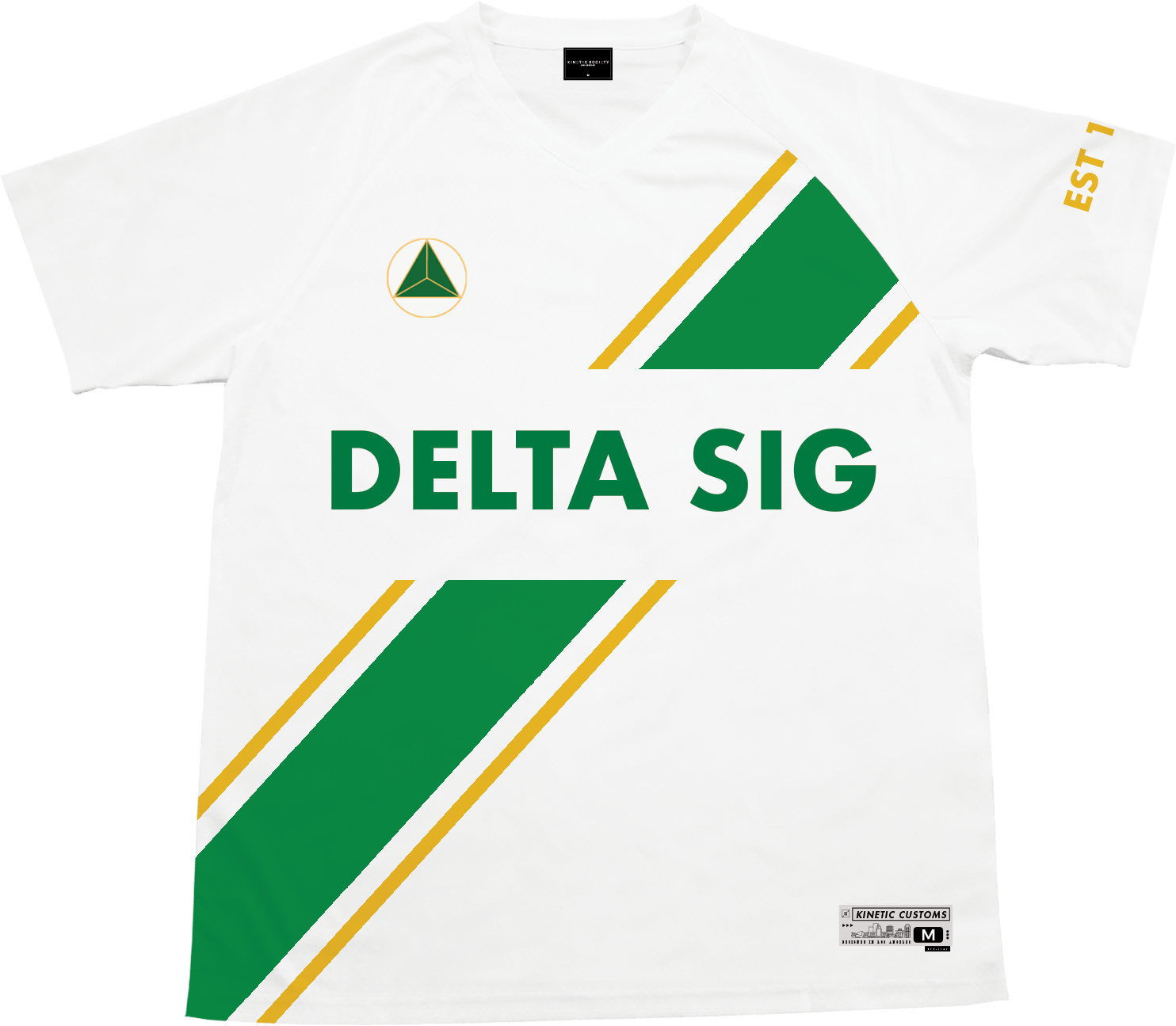 Delta Sigma Phi - Home Team Soccer Jersey - Kinetic Society