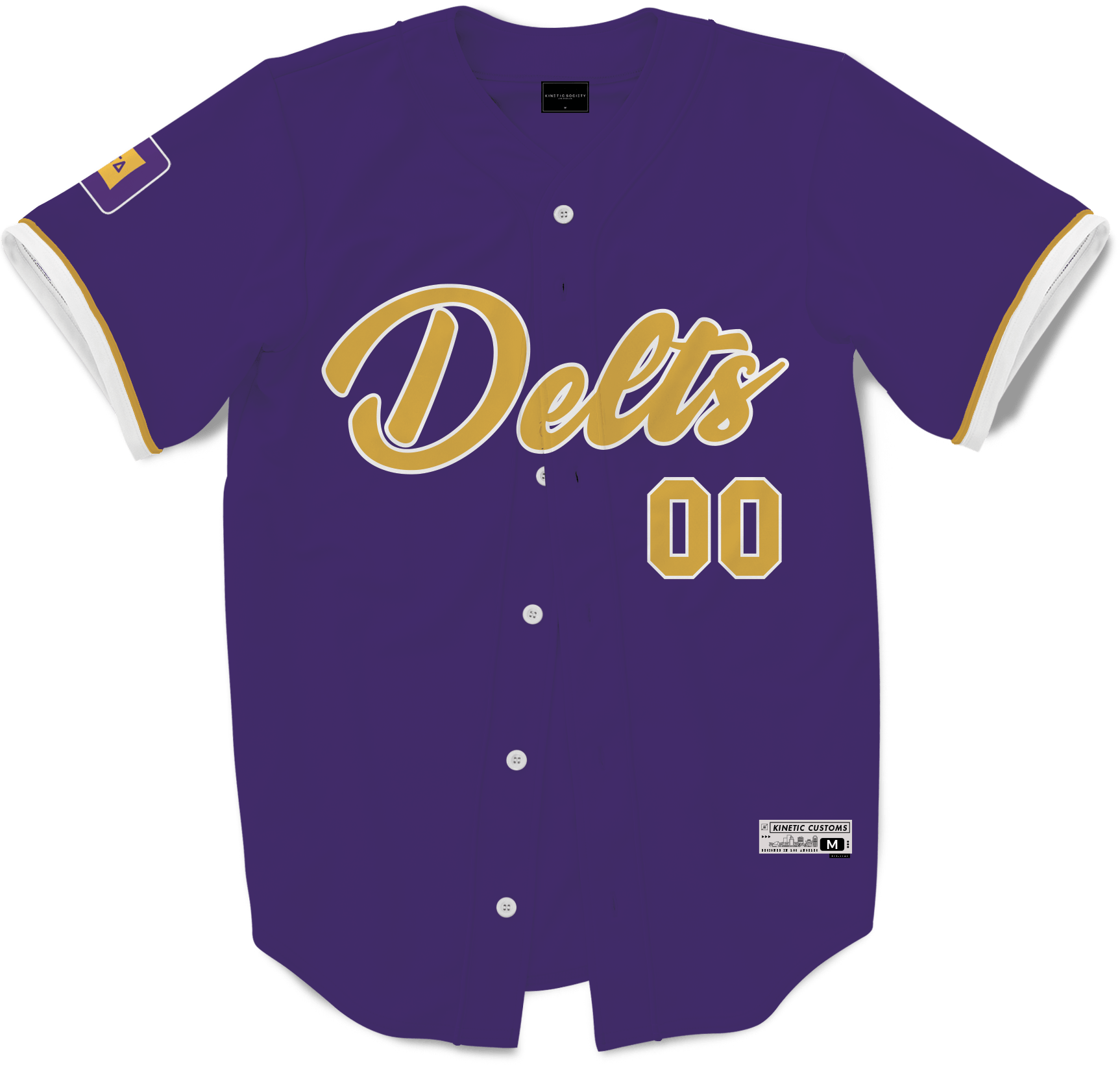 Delta Tau Delta - Legacy Baseball Jersey Premium Baseball Kinetic Society LLC 