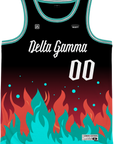 DELTA GAMMA - Fuego Basketball Jersey