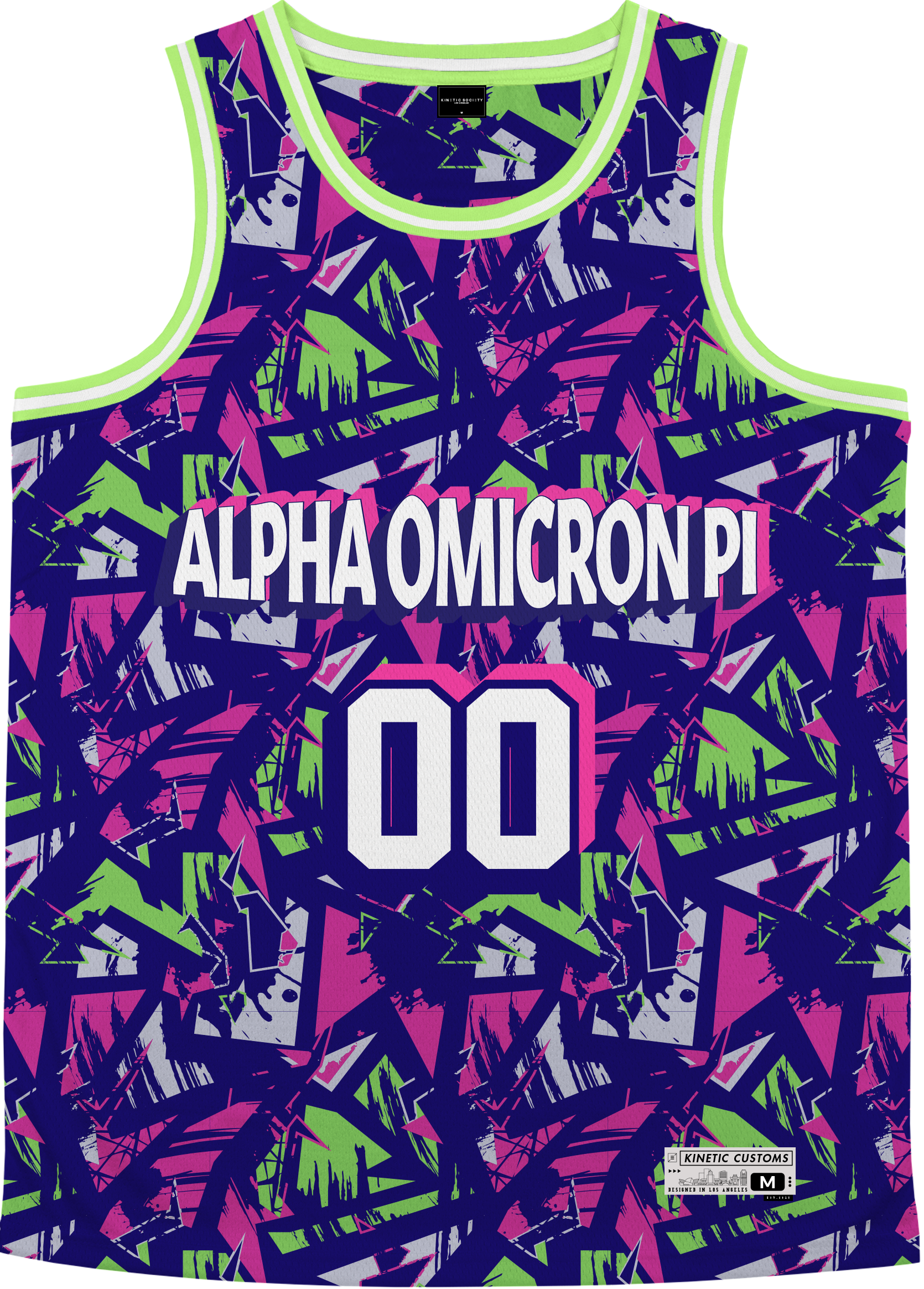 ALPHA OMICRON PI - Purple Shrouds Basketball Jersey
