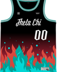 THETA CHI - Fuego Basketball Jersey
