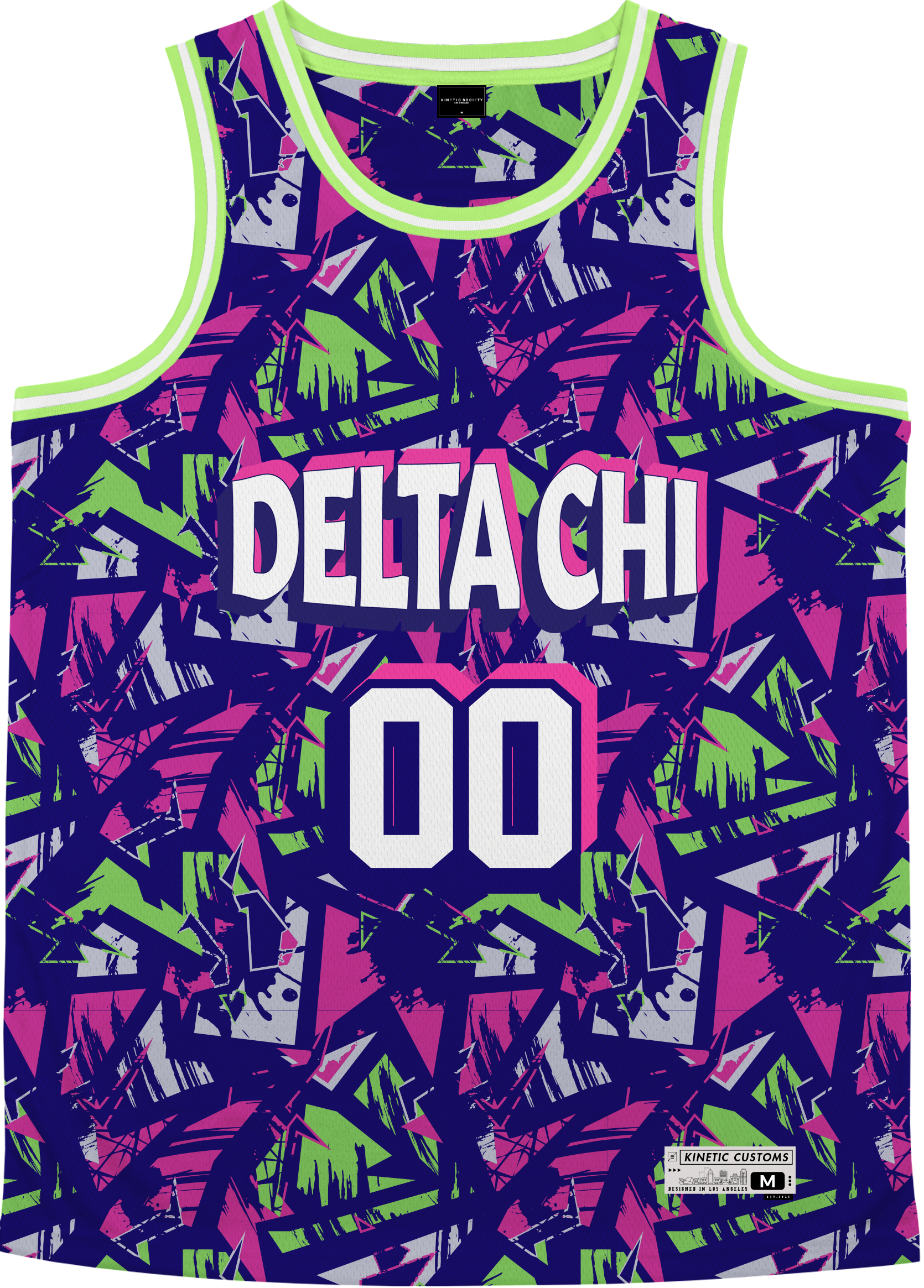 DELTA CHI - Purple Shrouds Basketball Jersey