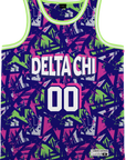 DELTA CHI - Purple Shrouds Basketball Jersey