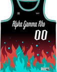 ALPHA GAMMA RHO - Fuego Basketball Jersey