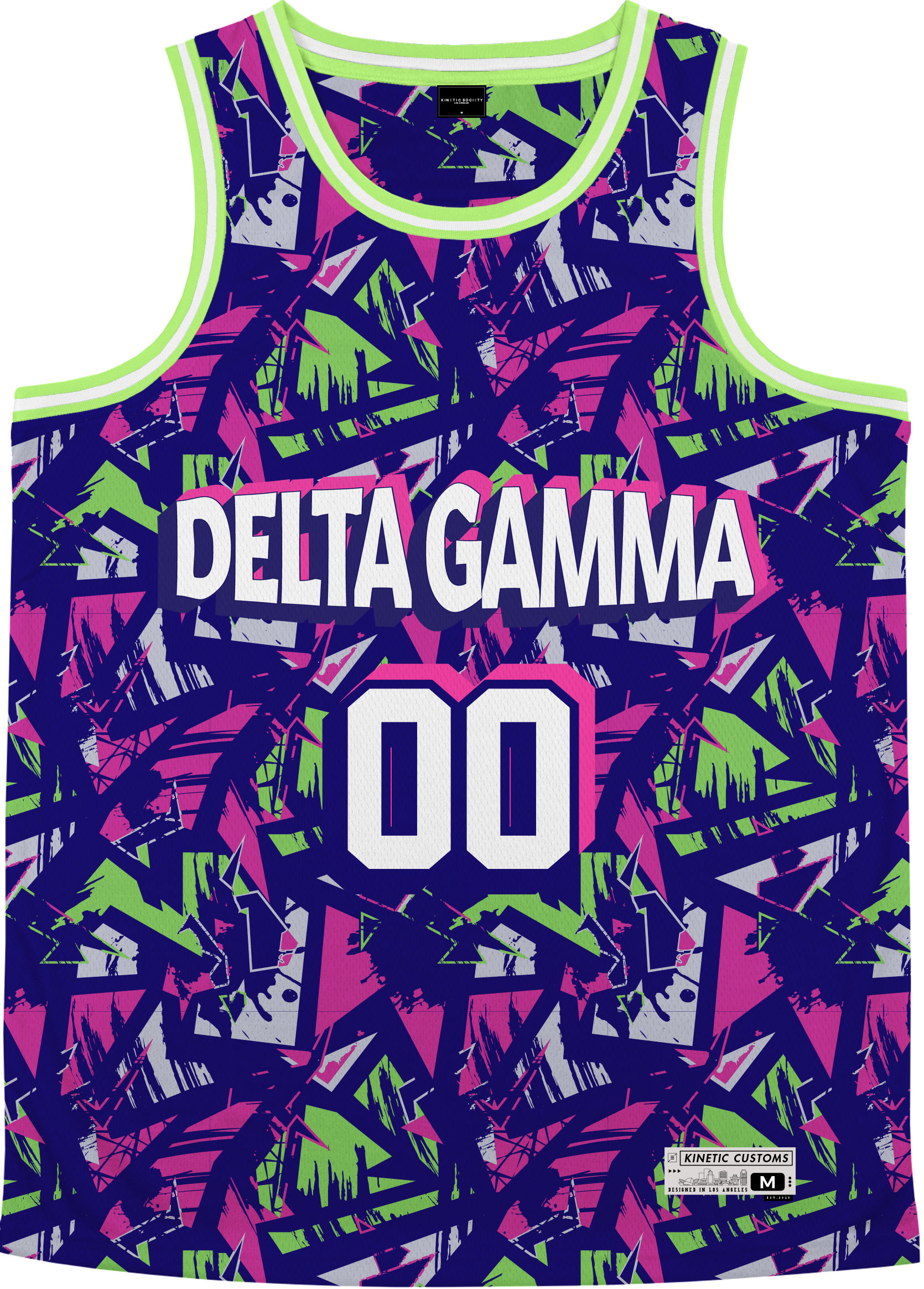 DELTA GAMMA - Purple Shrouds Basketball Jersey