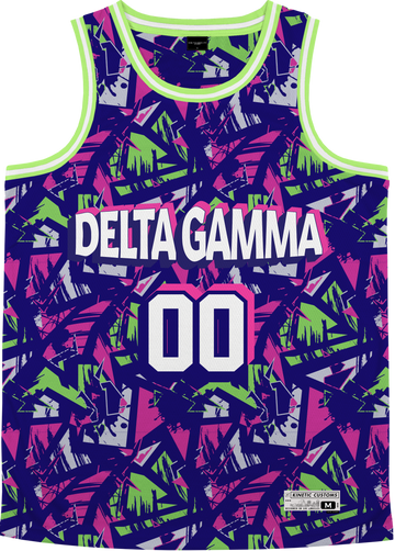 DELTA GAMMA - Purple Shrouds Basketball Jersey