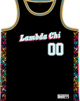 LAMBDA CHI ALPHA - Cubic Arrows Basketball Jersey
