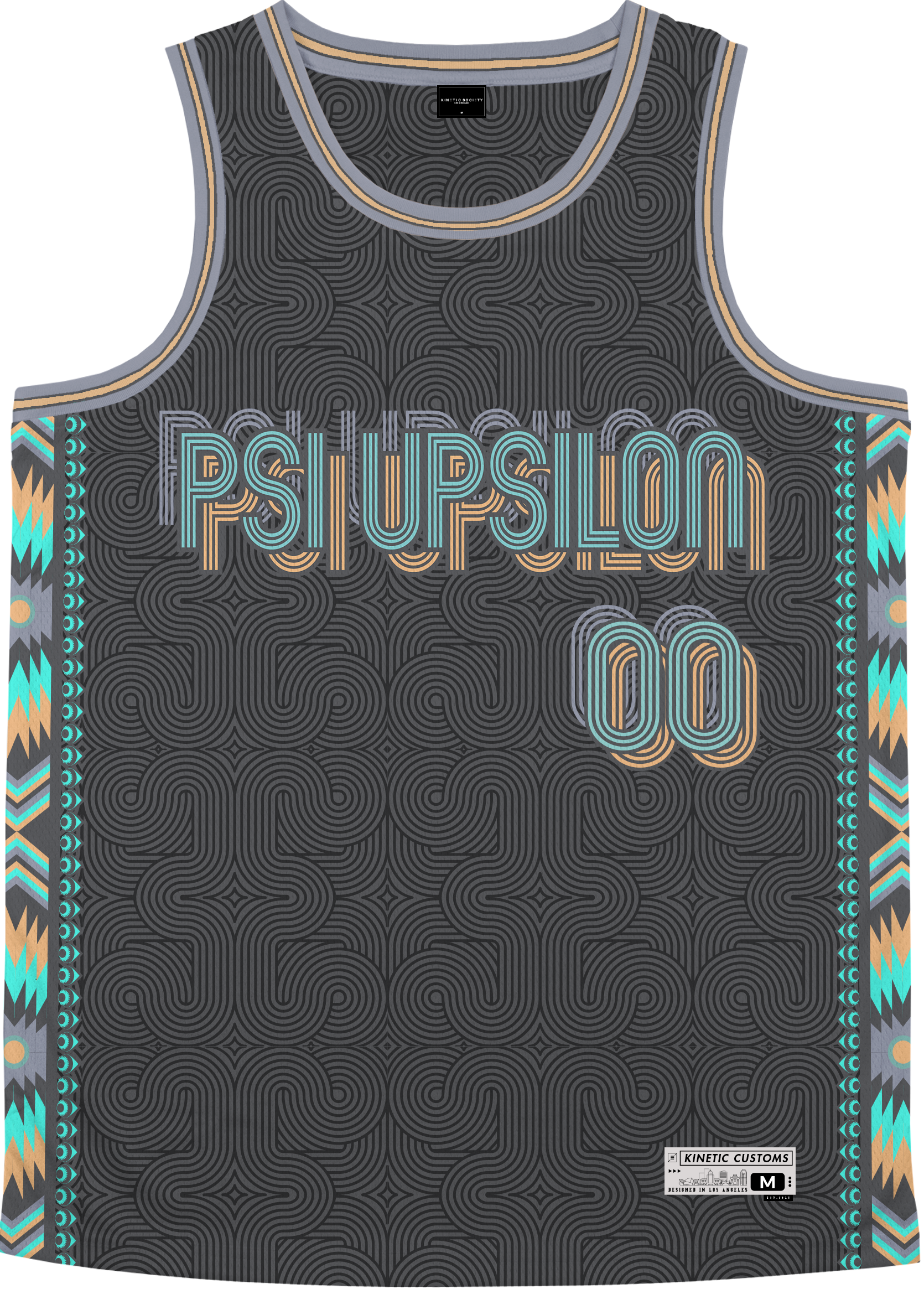 PSI UPSILON - 68 Basketball Jersey