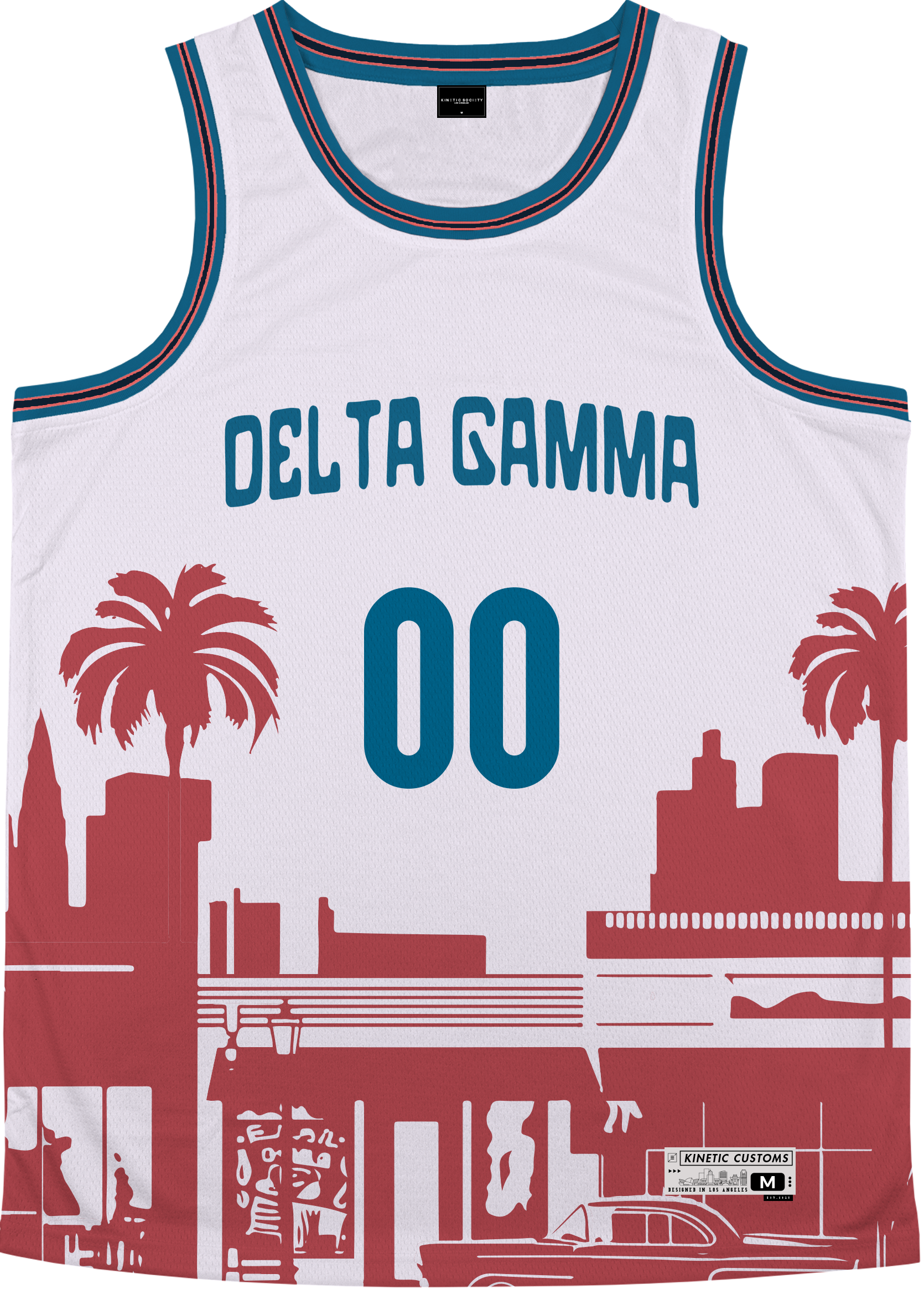 DELTA GAMMA - Town Lights Basketball Jersey
