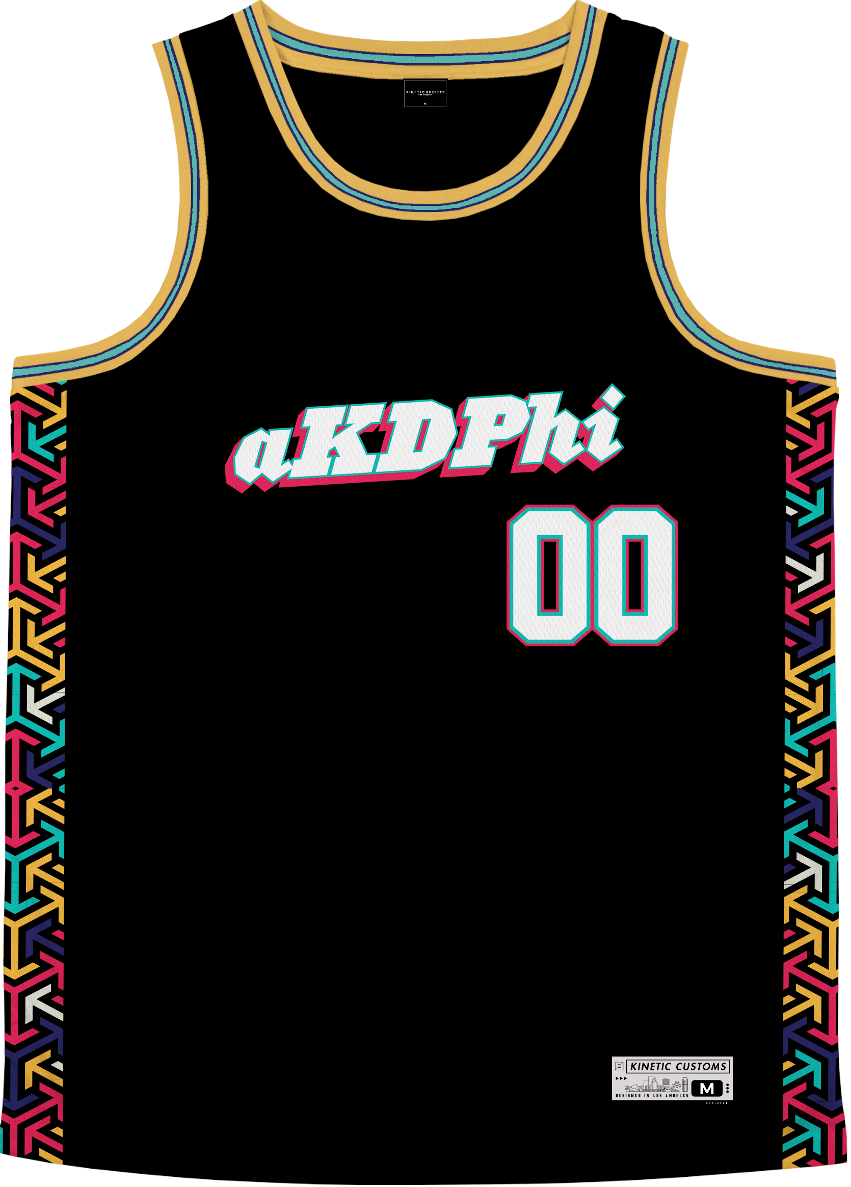 ALPHA KAPPA DELTA PHI - Cubic Arrows Basketball Jersey