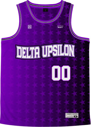 DELTA UPSILON - Stars Over Stripes Basketball Jersey