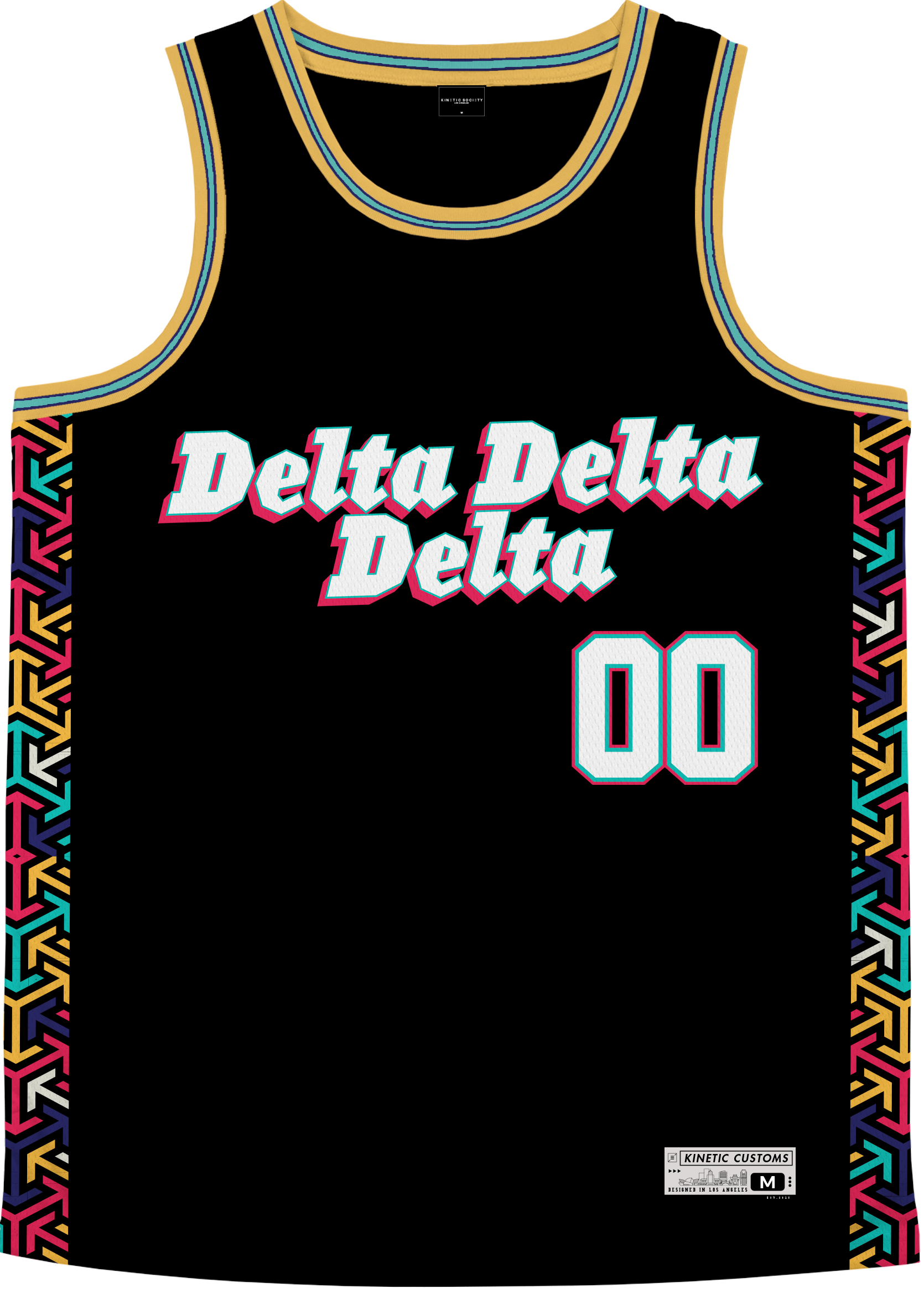 DELTA DELTA DELTA - Cubic Arrows Basketball Jersey