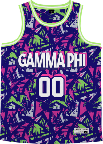 GAMMA PHI BETA - Purple Shrouds Basketball Jersey