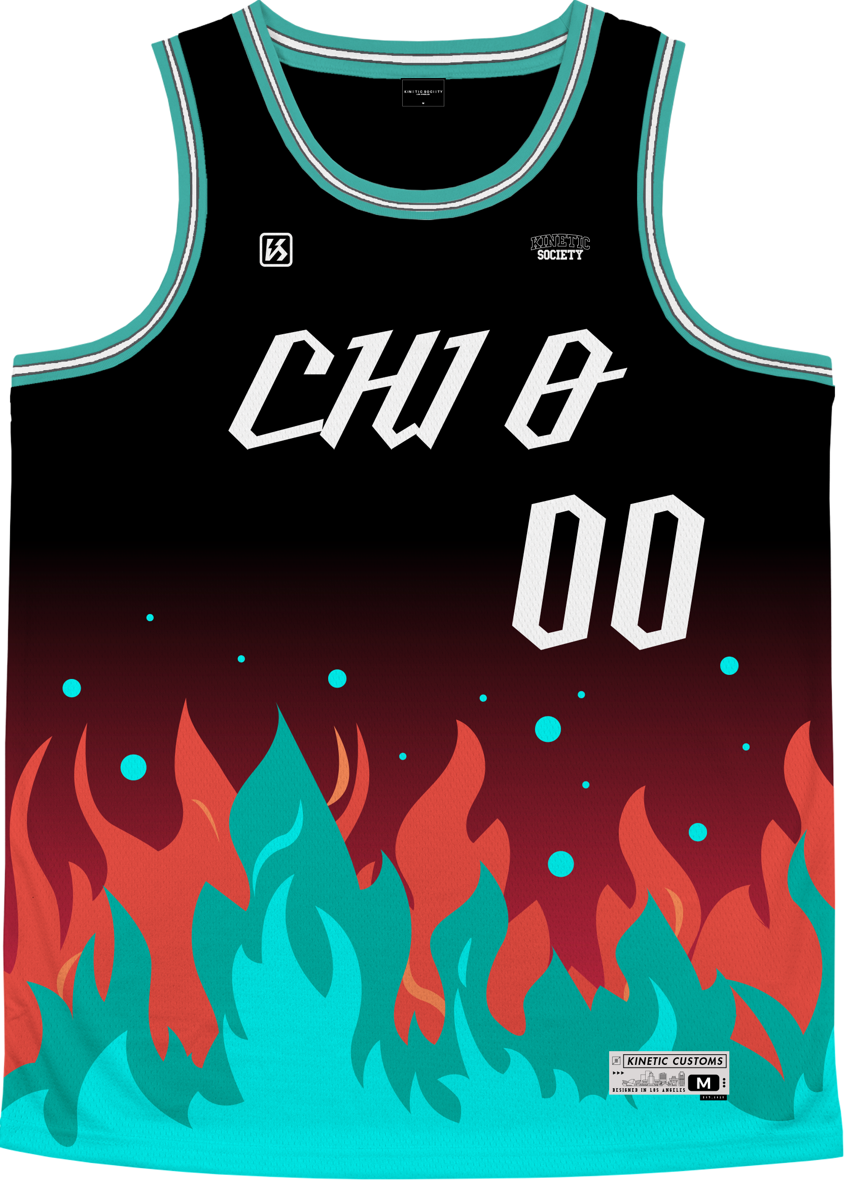 CHI OMEGA - Fuego Basketball Jersey