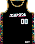 ZETA TAU ALPHA - Cubic Arrows Basketball Jersey