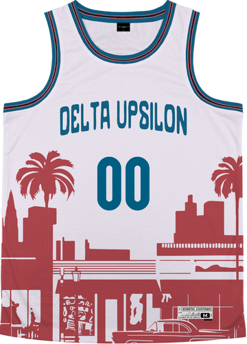 DELTA UPSILON - Town Lights Basketball Jersey