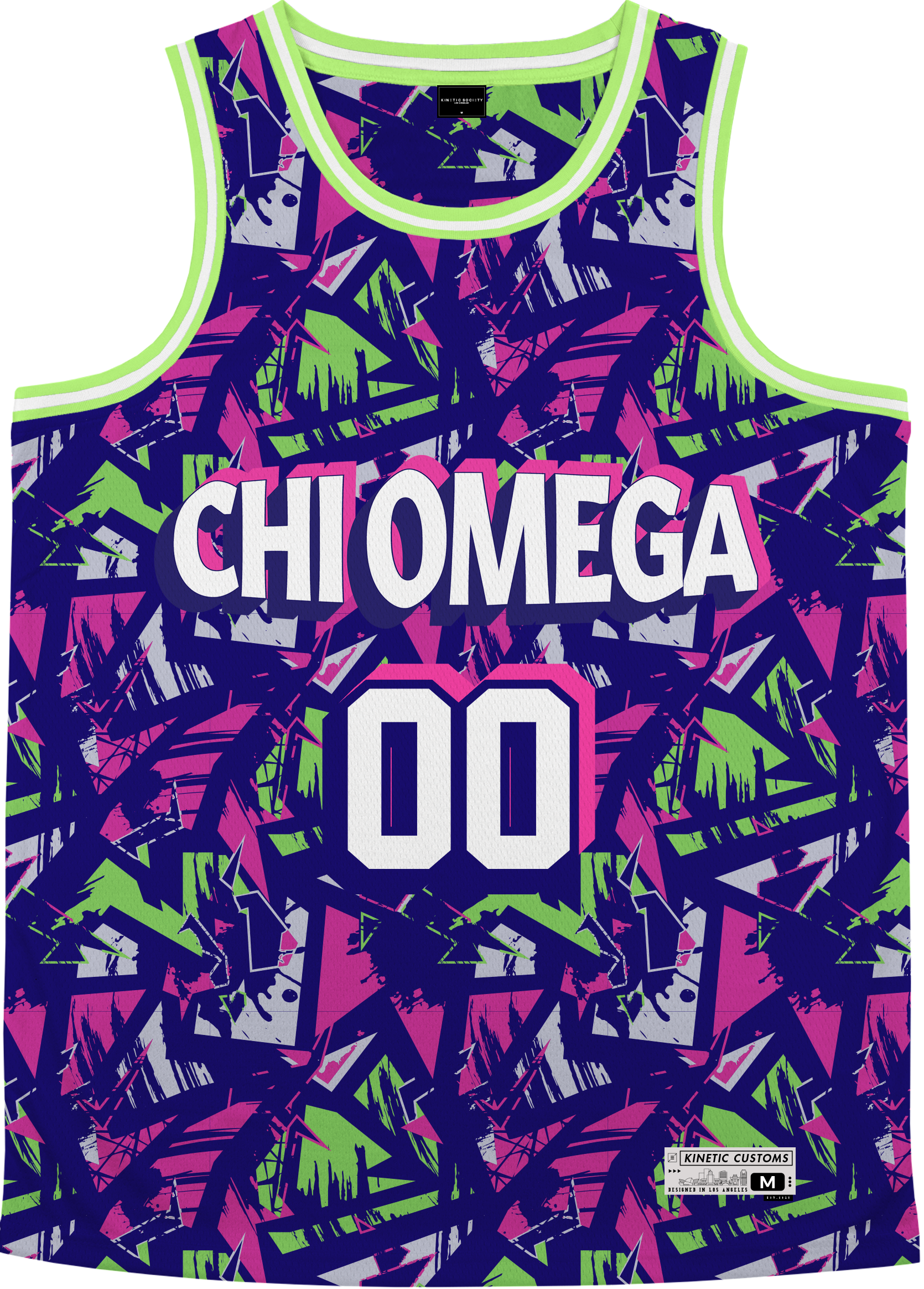 CHI OMEGA - Purple Shrouds Basketball Jersey