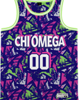 CHI OMEGA - Purple Shrouds Basketball Jersey