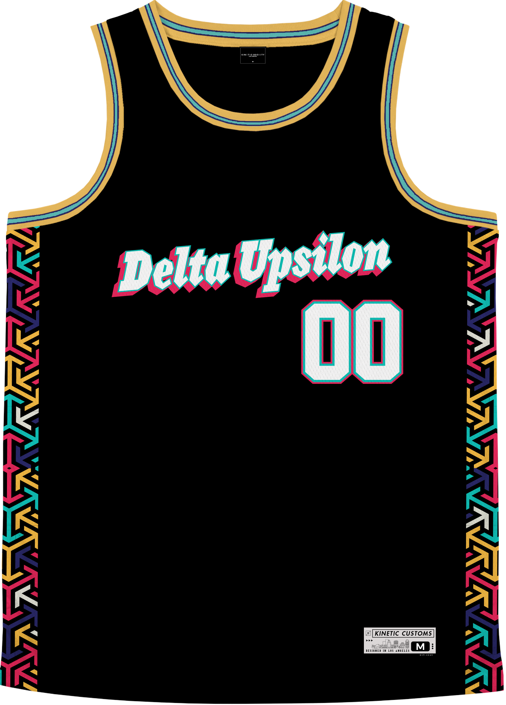 DELTA UPSILON - Cubic Arrows Basketball Jersey