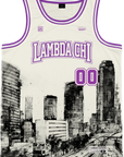LAMBDA CHI ALPHA - LA Rough Basketball Jersey