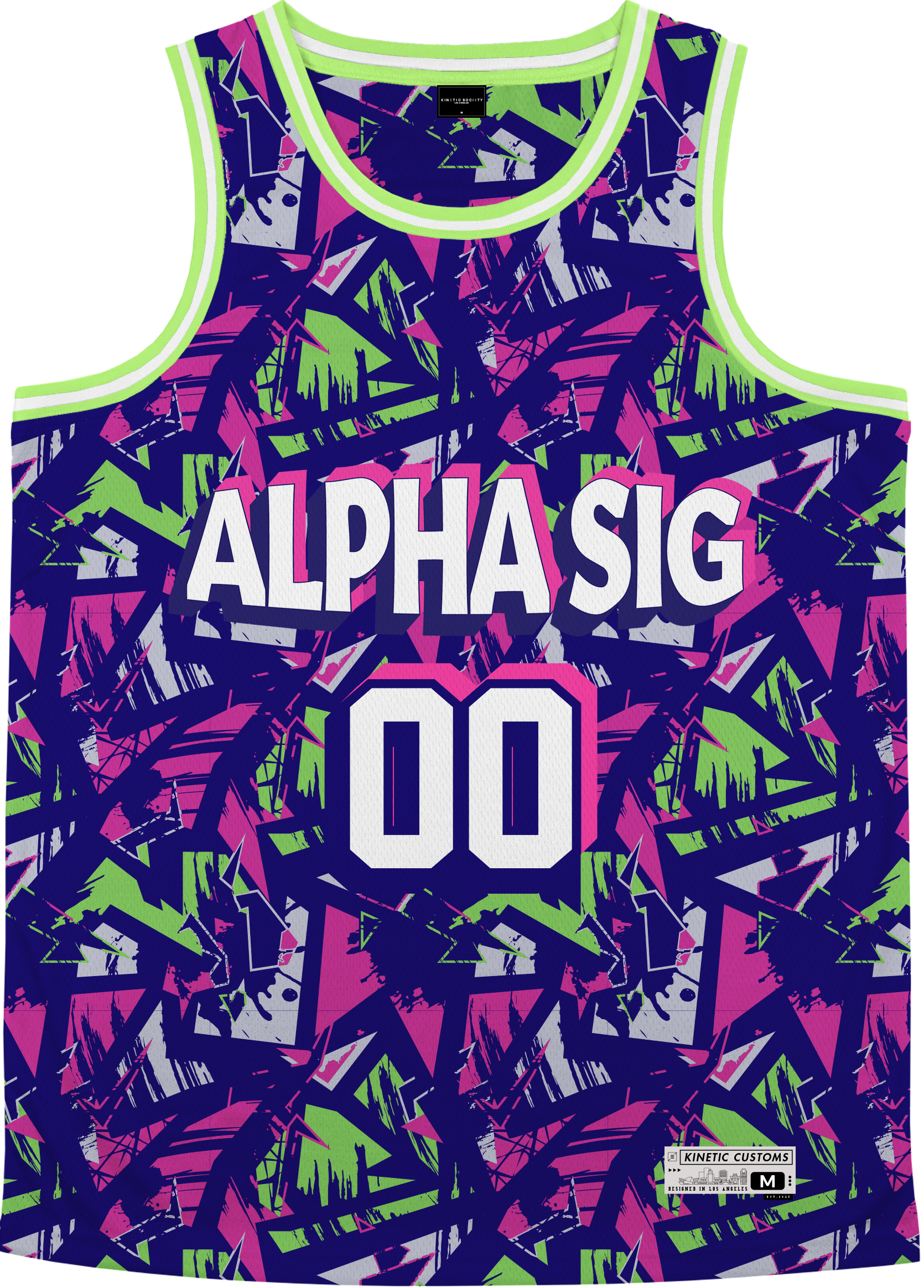 ALPHA SIGMA PHI - Purple Shrouds Basketball Jersey