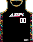 ALPHA EPSILON PI - Cubic Arrow Basketball Jersey