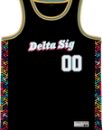 DELTA SIGMA PHI - Cubic Arrow Basketball Jersey