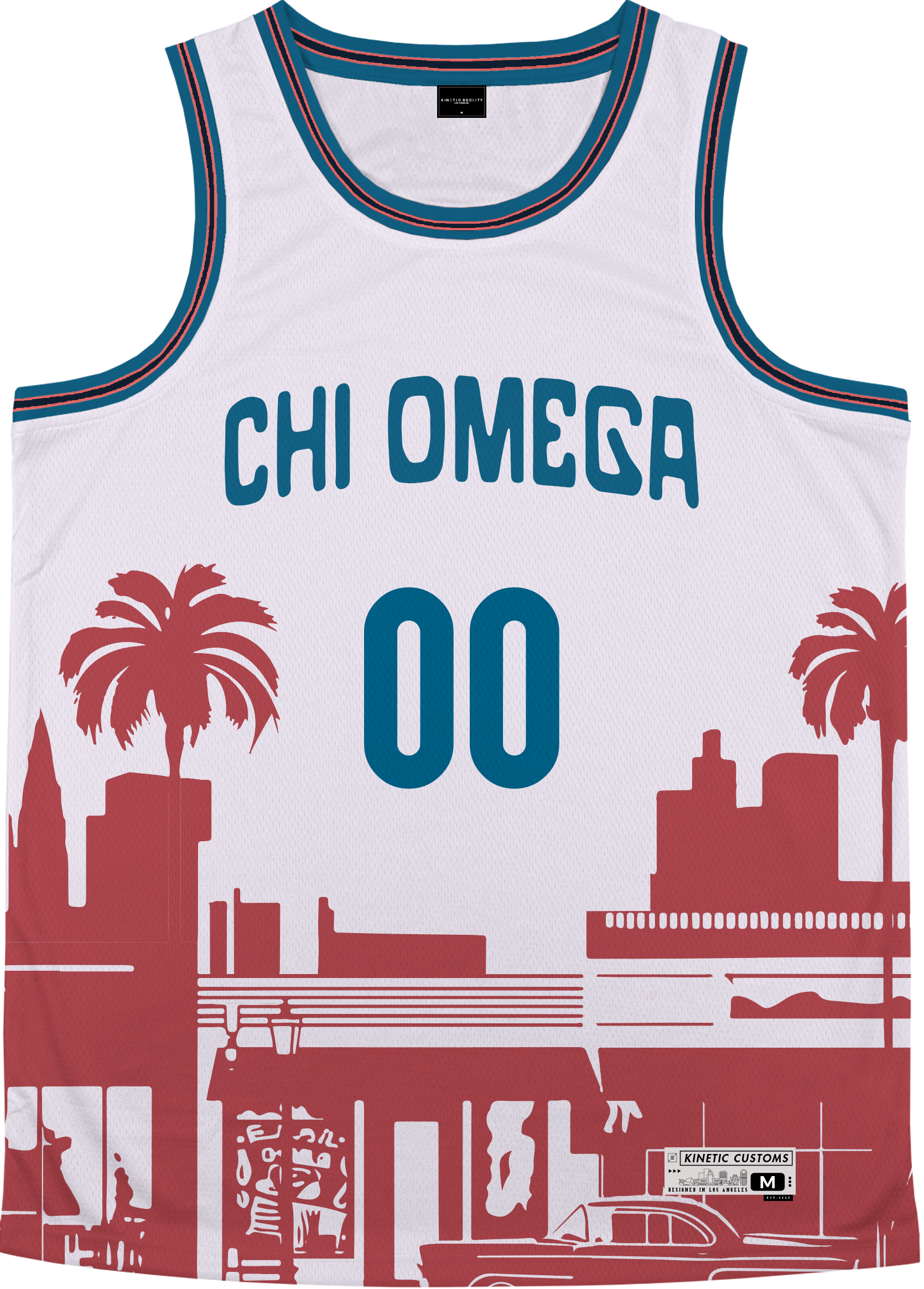 CHI OMEGA - Town Lights Basketball Jersey