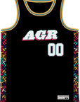 ALPHA GAMMA RHO - Cubic Arrow Basketball Jersey