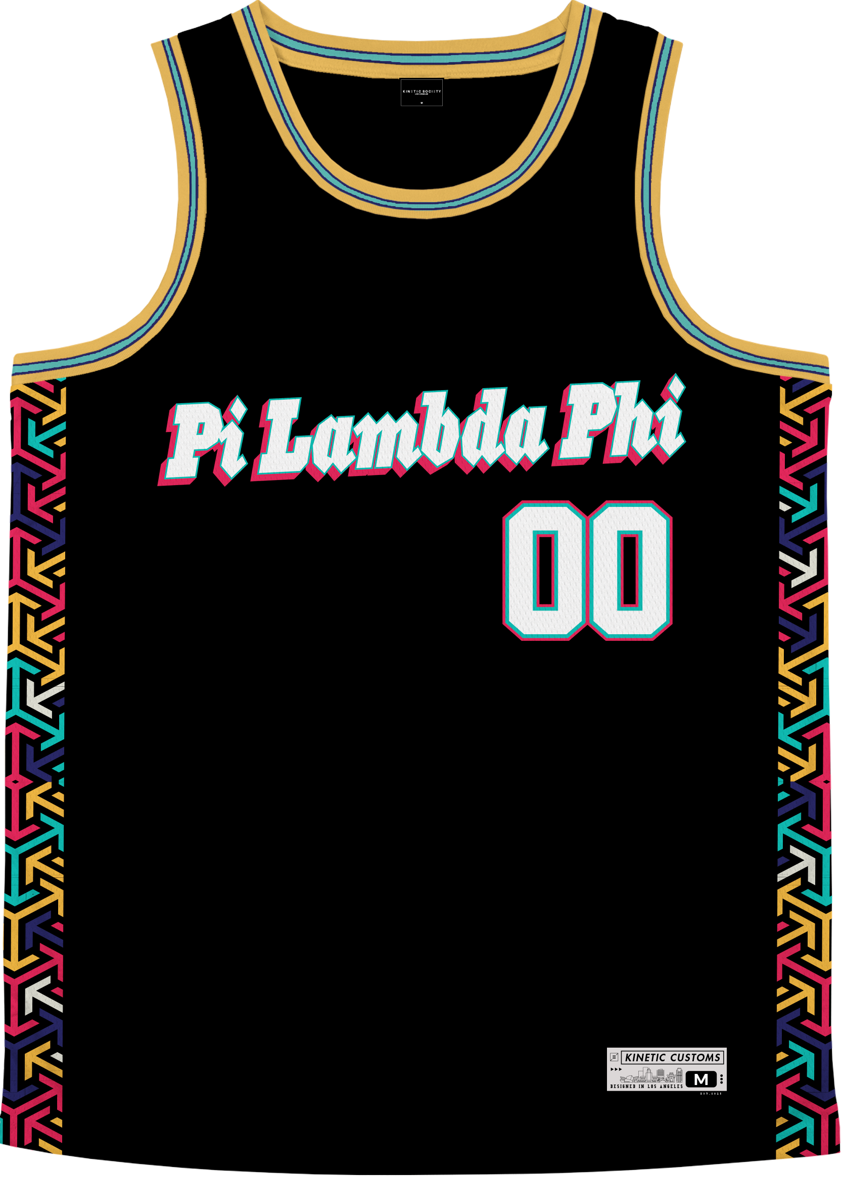 PI LAMBDA PHI - Cubic Arrows Basketball Jersey