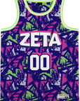 ZETA TAU ALPHA - Purple Shrouds Basketball Jersey