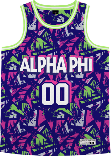 ALPHA PHI - Purple Shrouds Basketball Jersey